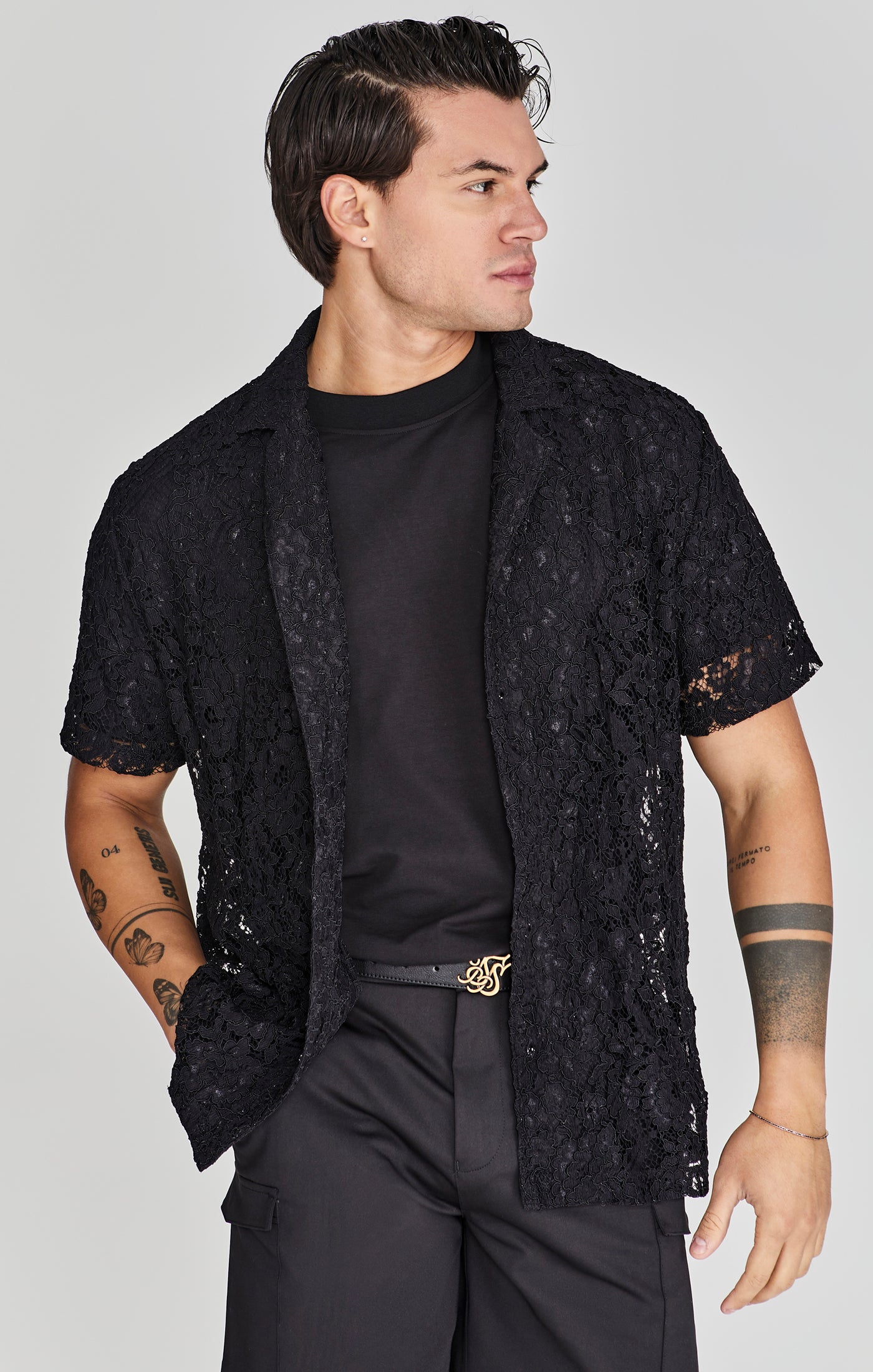 Load image into Gallery viewer, Lace Resort Shirt