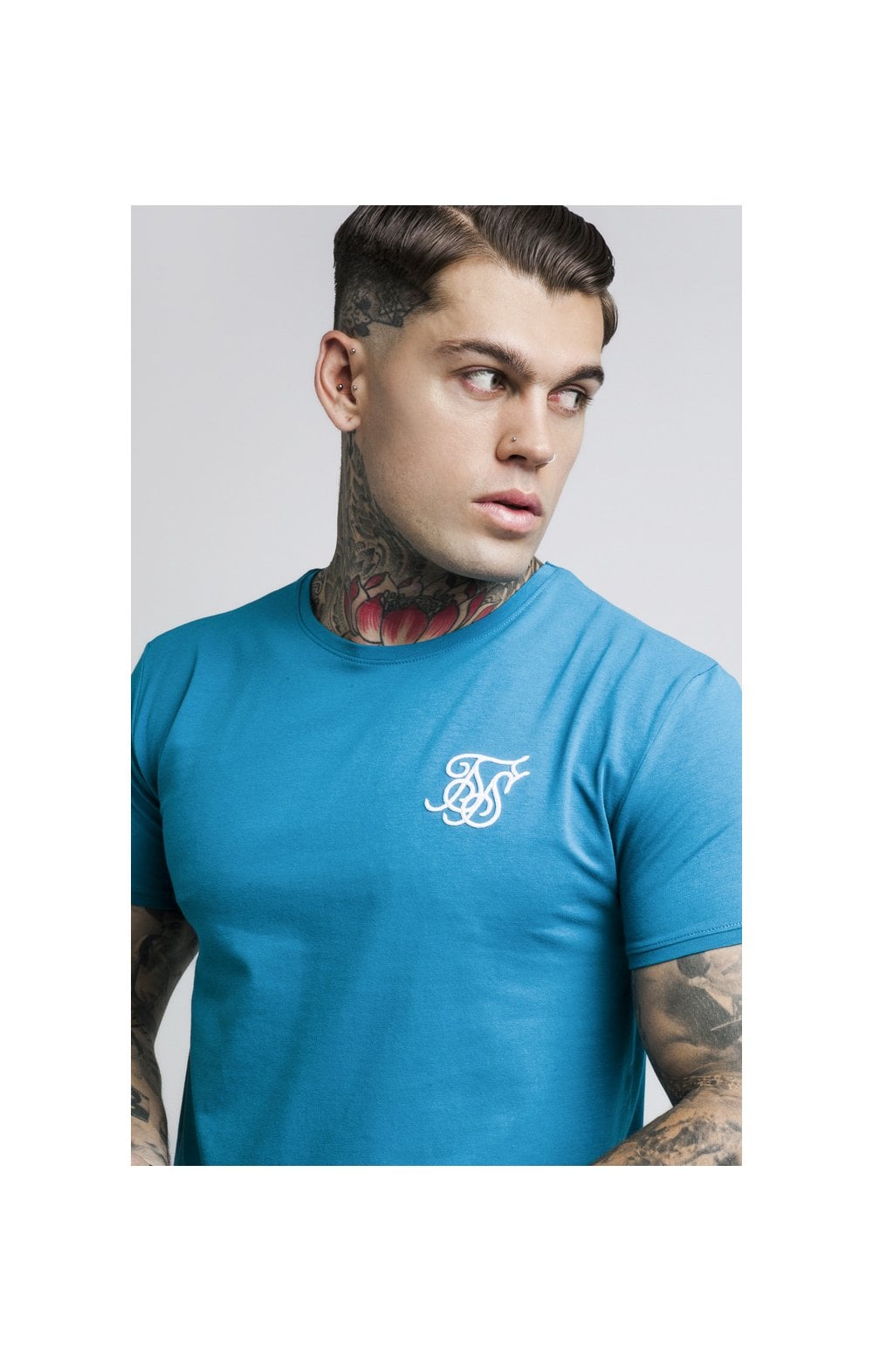 Load image into Gallery viewer, SikSilk S/S Gym Tee – Teal (1)