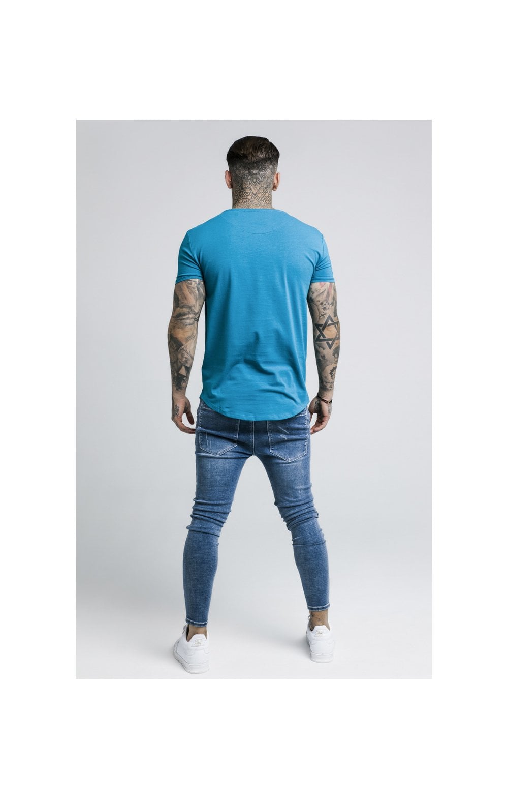 Load image into Gallery viewer, SikSilk S/S Gym Tee – Teal (4)