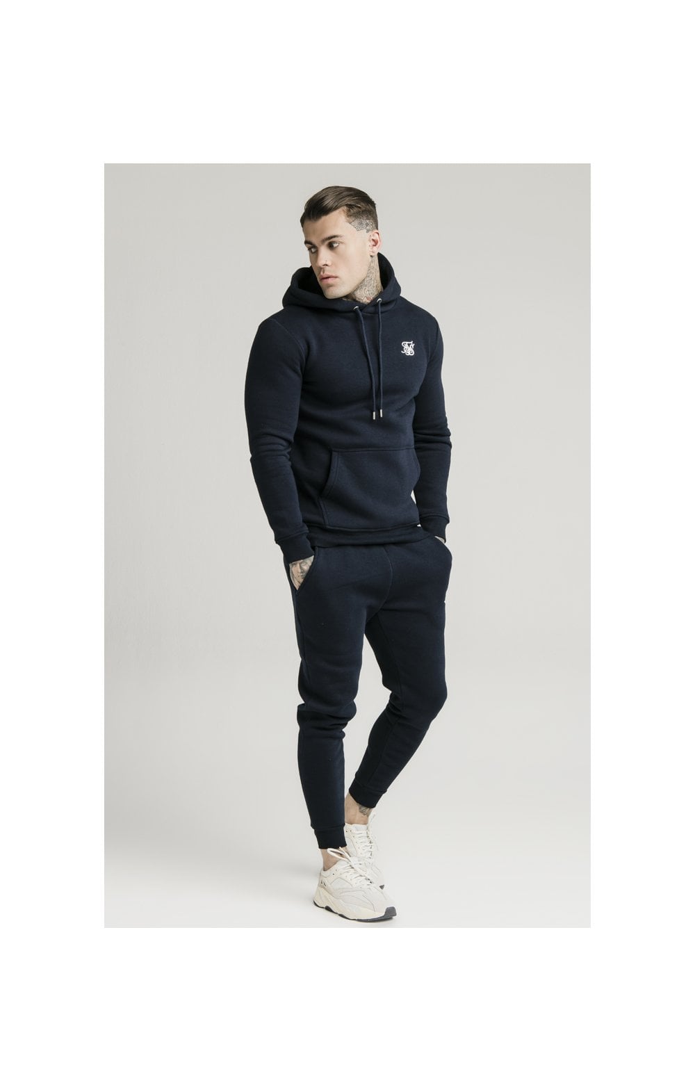 Load image into Gallery viewer, Navy Muscle Fit Jogger (4)