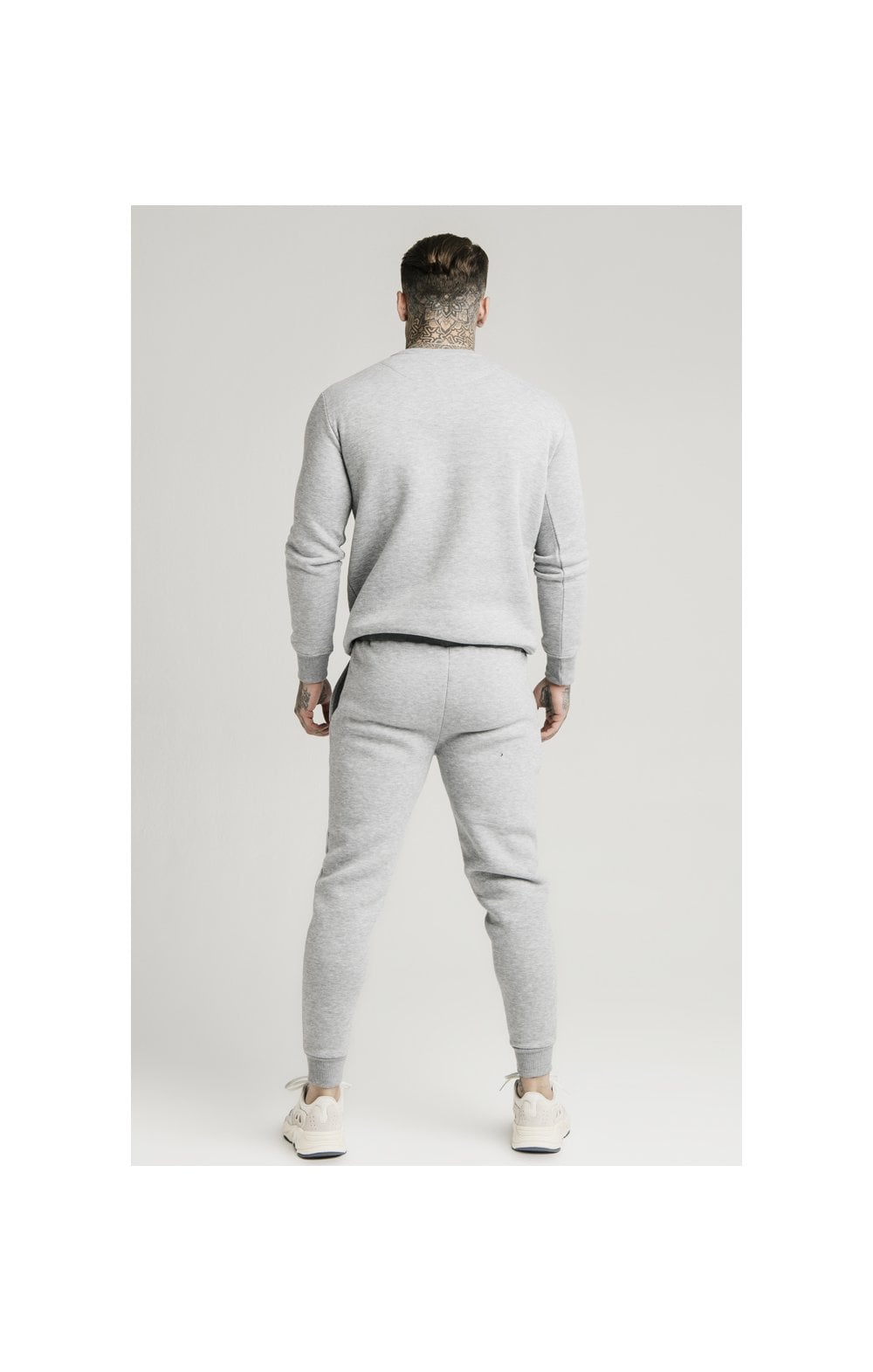 Load image into Gallery viewer, SikSilk Muscle Fit Jogger – Grey Marl (4)