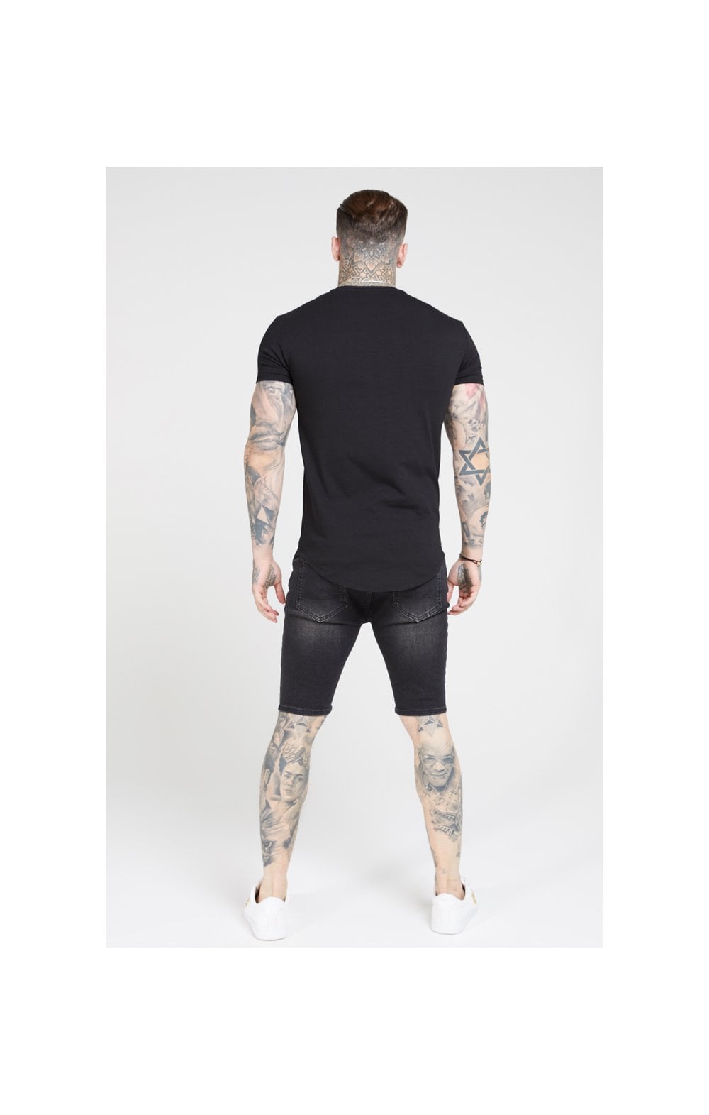 Load image into Gallery viewer, SikSilk S/S Core Gym Tee – Jet Black (4)