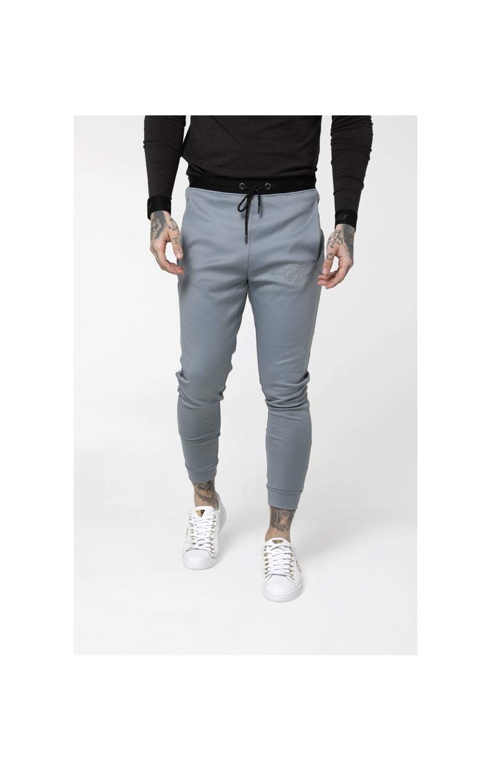 Load image into Gallery viewer, SikSilk Agility Track Pants - Ice Grey (2)