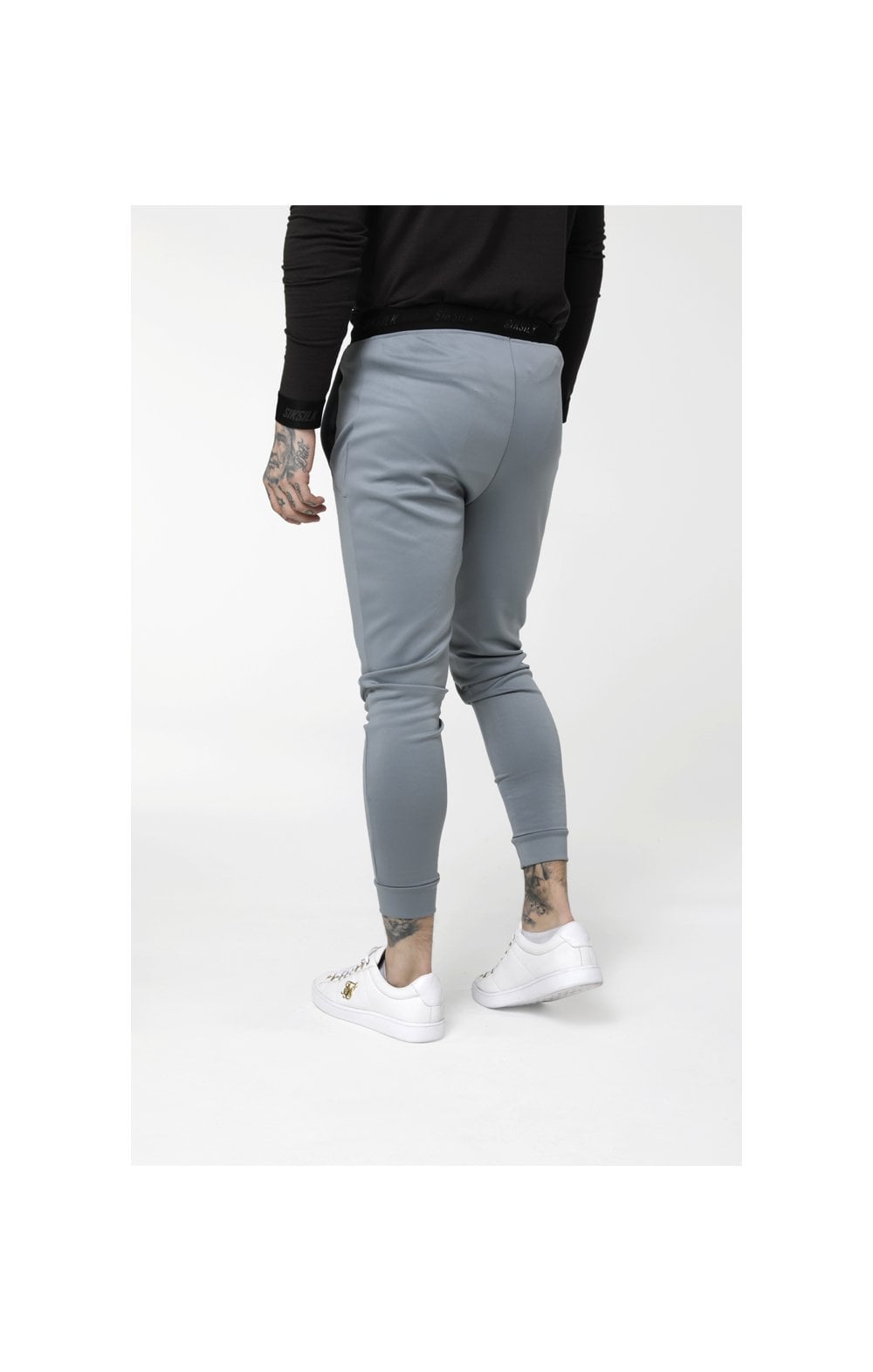 Load image into Gallery viewer, SikSilk Agility Track Pants - Ice Grey (3)