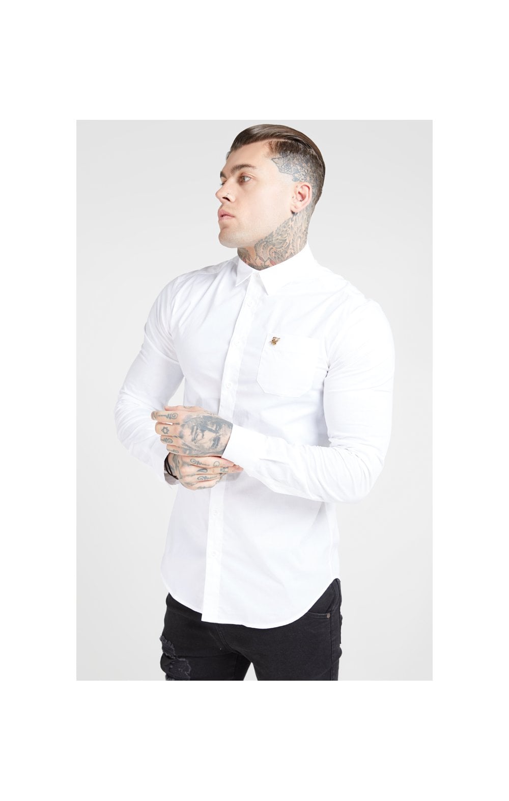 Load image into Gallery viewer, SikSilk L/S Smart Shirt - White