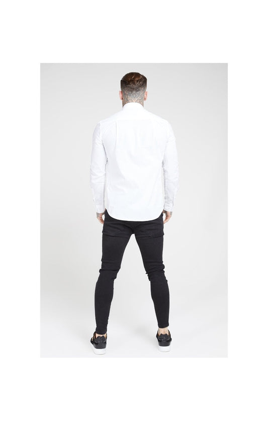 SikSilk L/S Smart Shirt - White