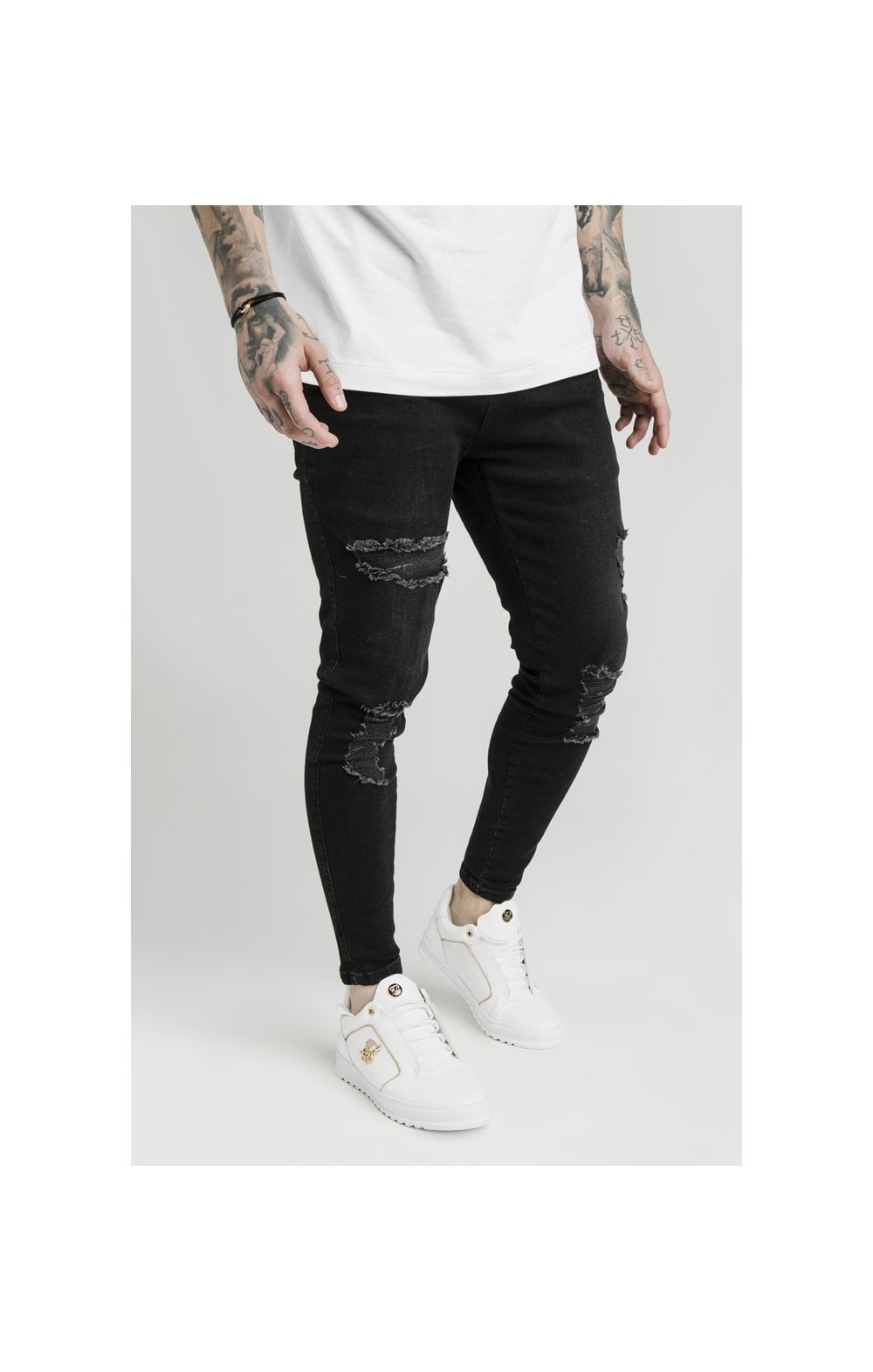 Load image into Gallery viewer, SikSilk Storm - White &amp; Gold (7)