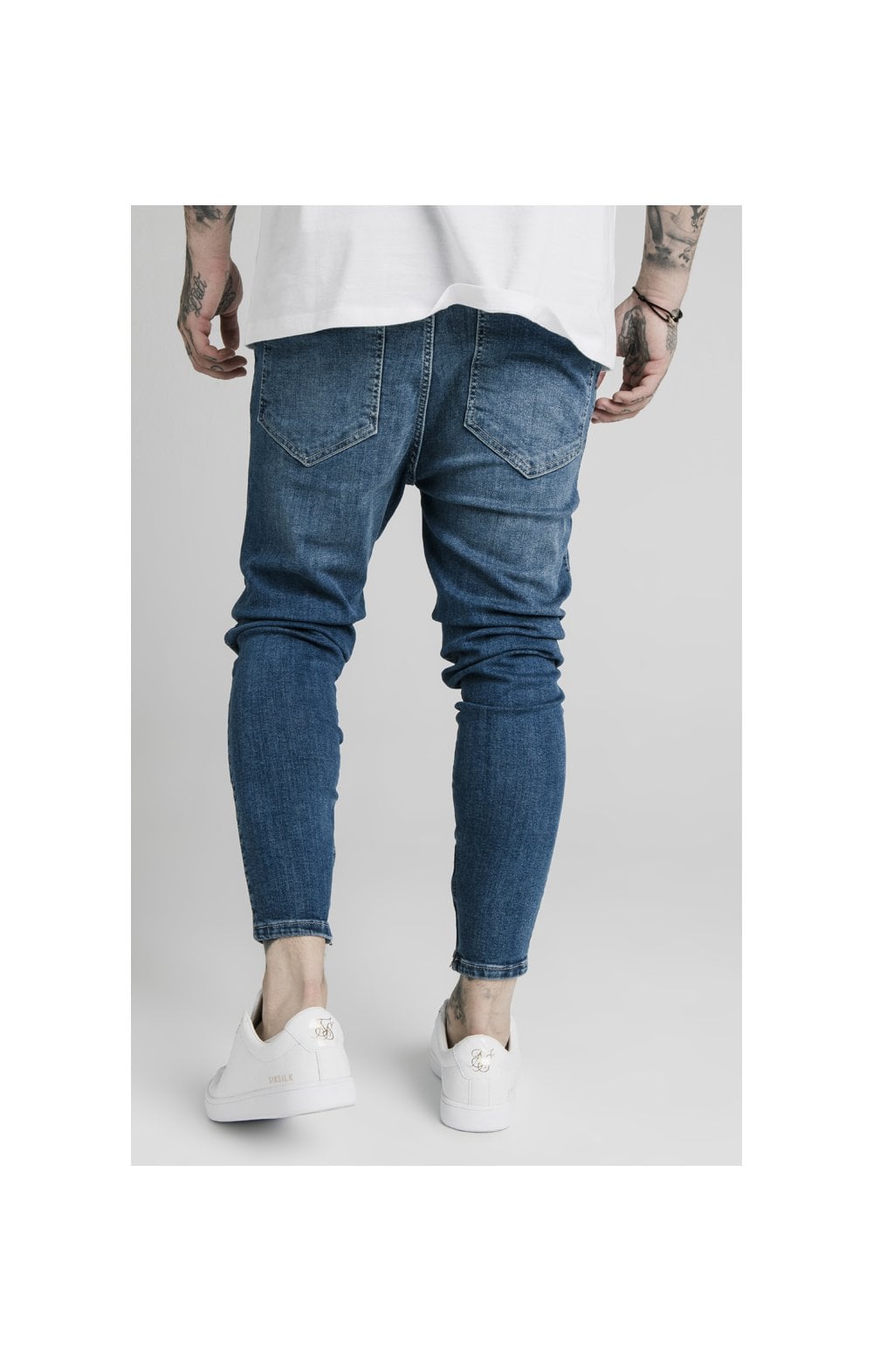Load image into Gallery viewer, Blue Drop Crotch Jean (4)
