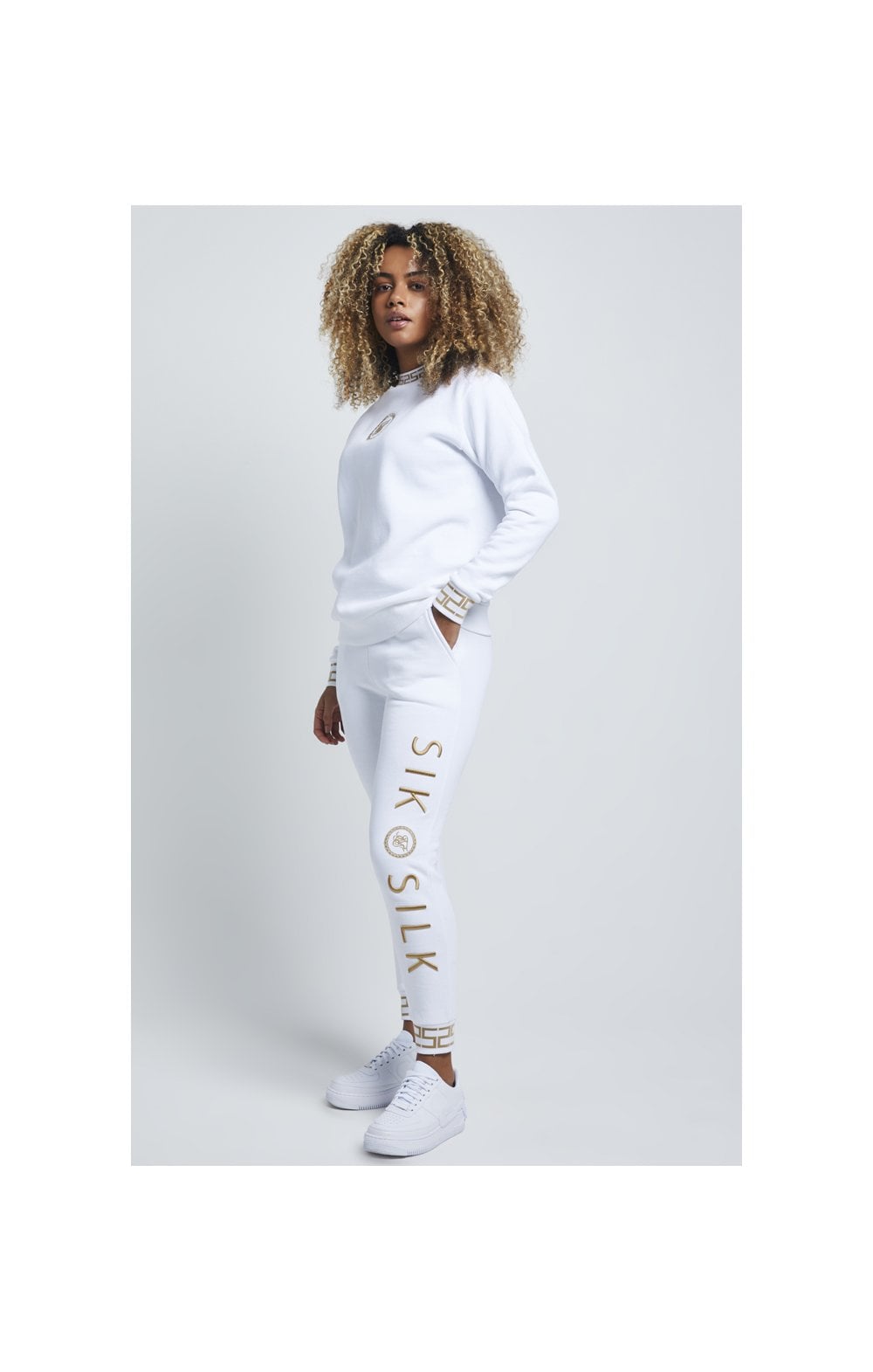 Load image into Gallery viewer, SikSilk Luxury Sweatshirt - White (4)