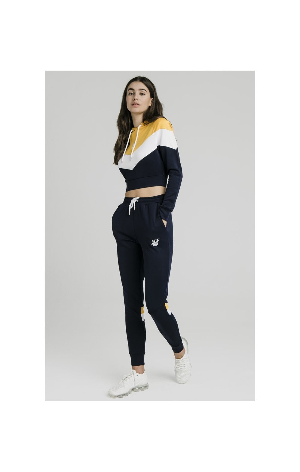 Load image into Gallery viewer, SikSilk Retro Sports Track Top - Peacoat (5)
