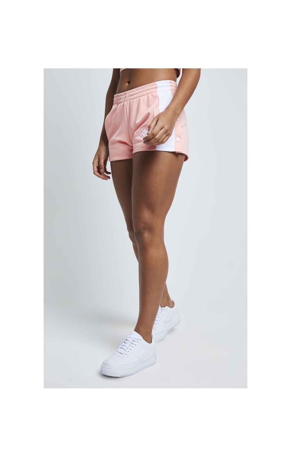 Load image into Gallery viewer, SikSilk Popper Side Shorts – Apricot Blush