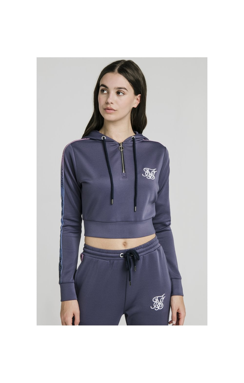 Load image into Gallery viewer, SikSilk Fade Runner Track Top - Night Shadow (3)