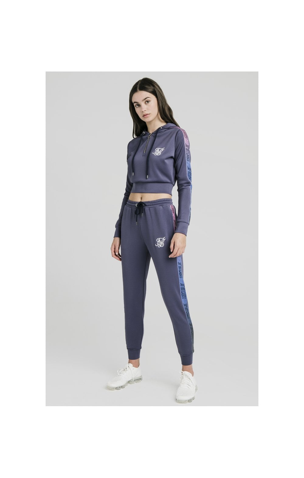 Load image into Gallery viewer, SikSilk Fade Runner Track Top - Night Shadow (5)