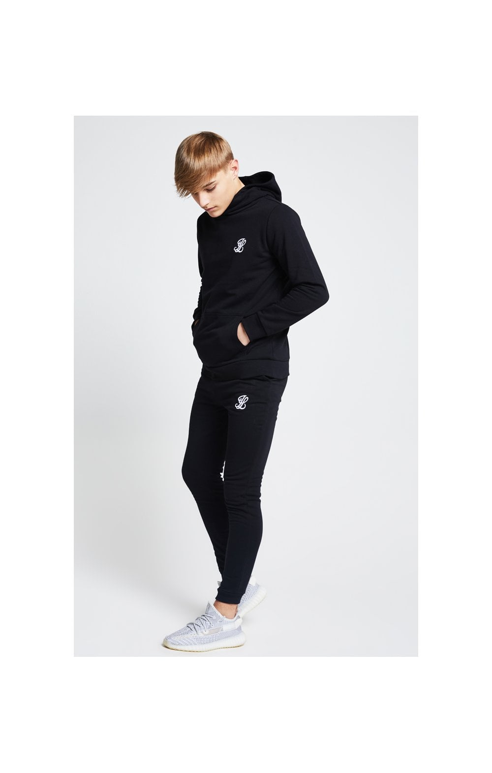 Load image into Gallery viewer, Boys Illusive Black Essentials Jogger (5)
