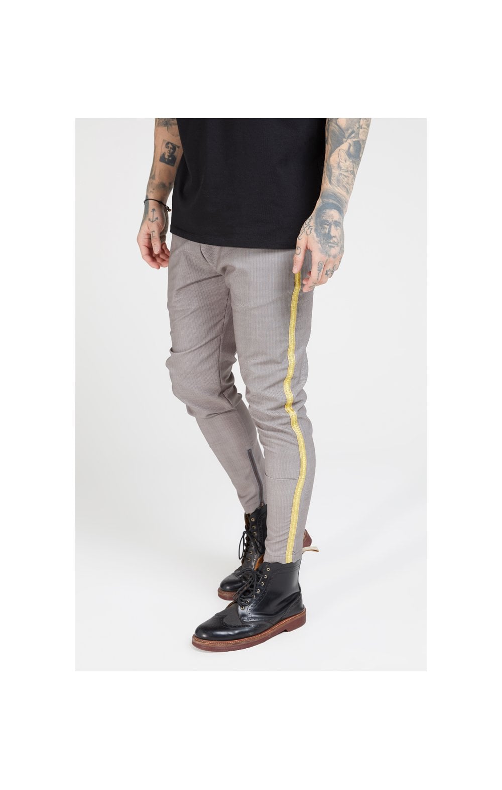 Load image into Gallery viewer, SikSilk Fitted Smart Tape Jogger Pants - Grey (2)