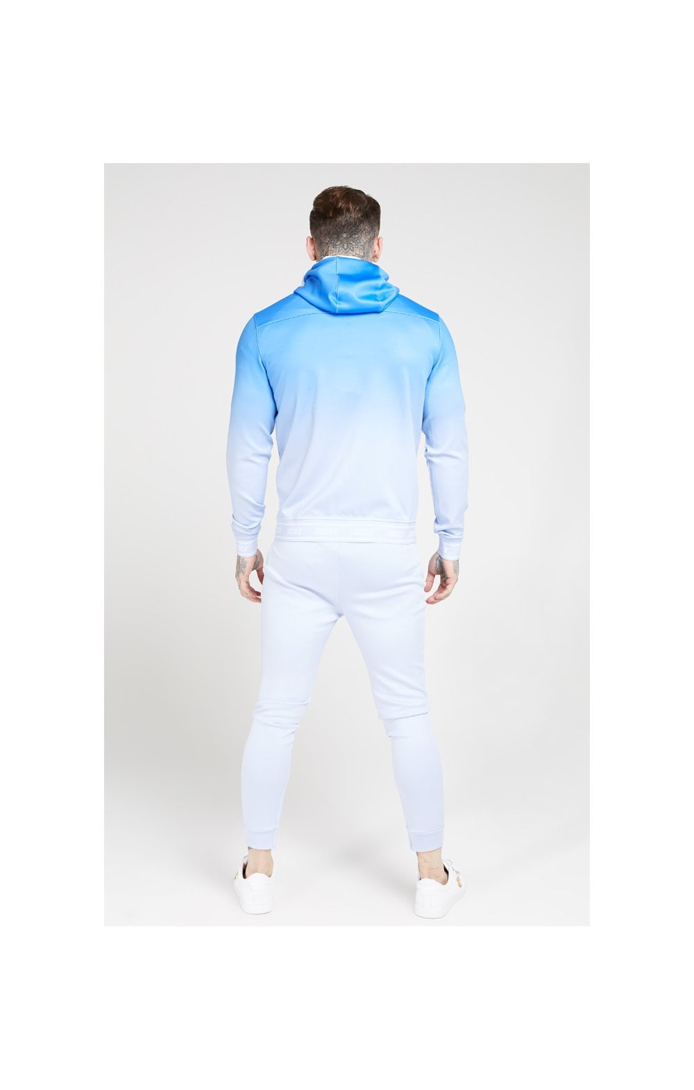 Load image into Gallery viewer, SikSilk Agility Zip Through Hoodie - Blue &amp; Lilac (4)