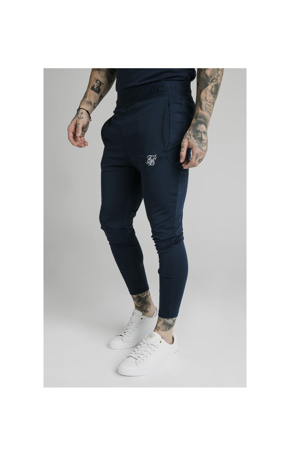 Load image into Gallery viewer, Navy Agility Track Pant