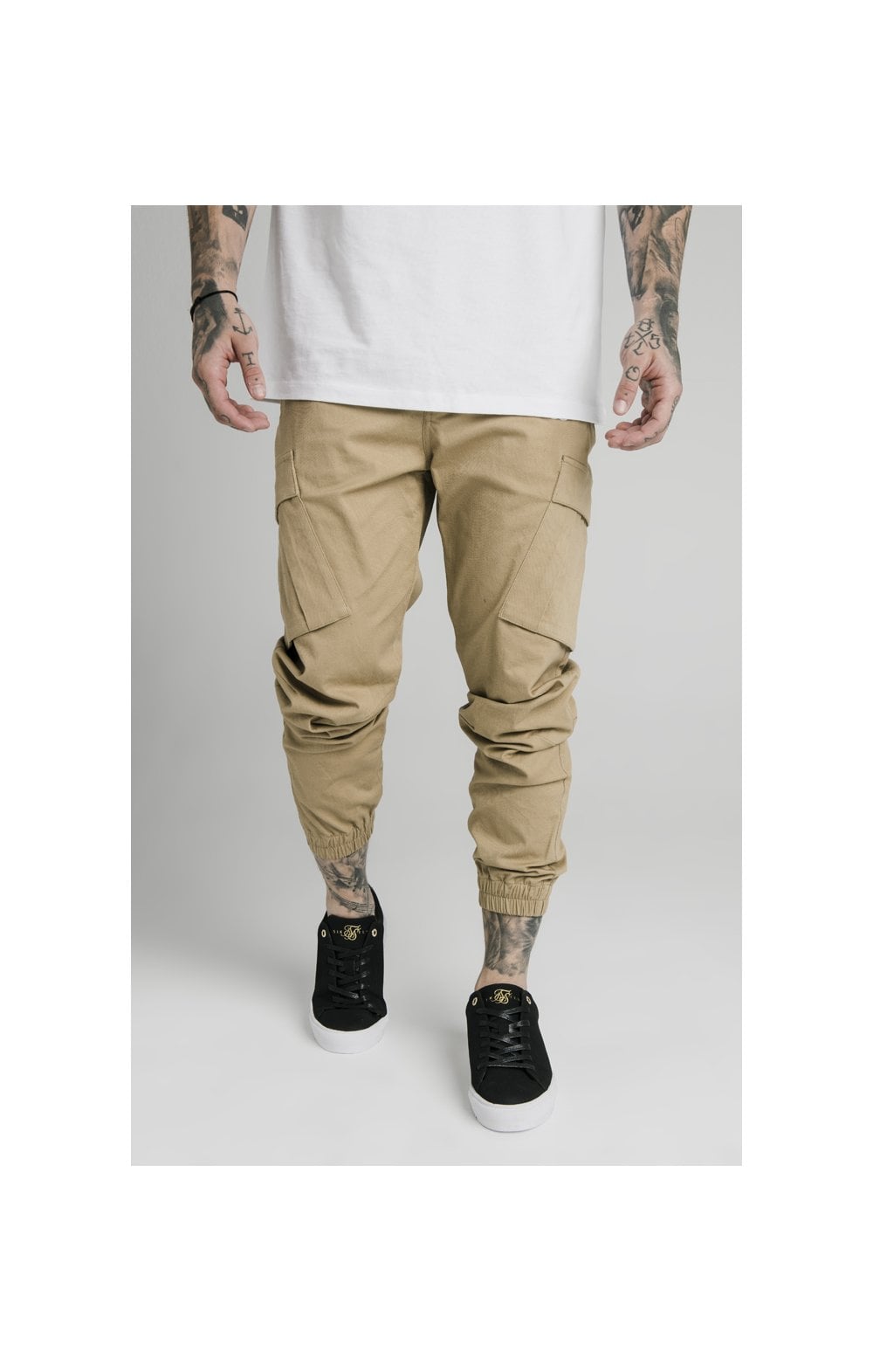 Load image into Gallery viewer, SikSilk Cargo Pants - Beige