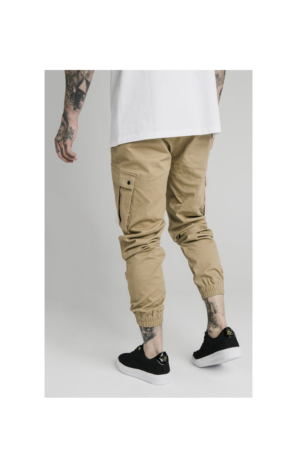 Load image into Gallery viewer, SikSilk Cargo Pants - Beige (3)