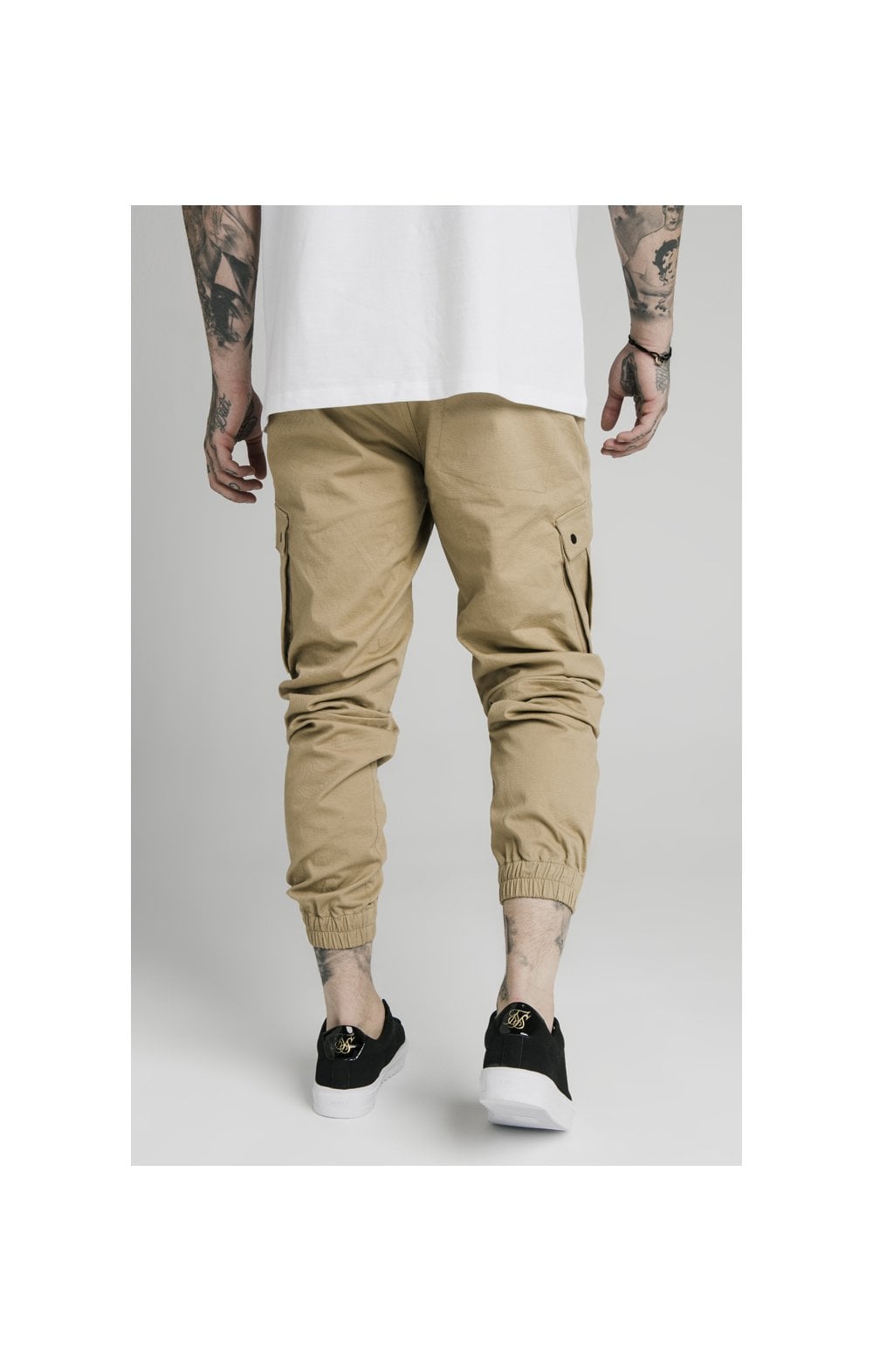 Load image into Gallery viewer, SikSilk Cargo Pants - Beige (4)