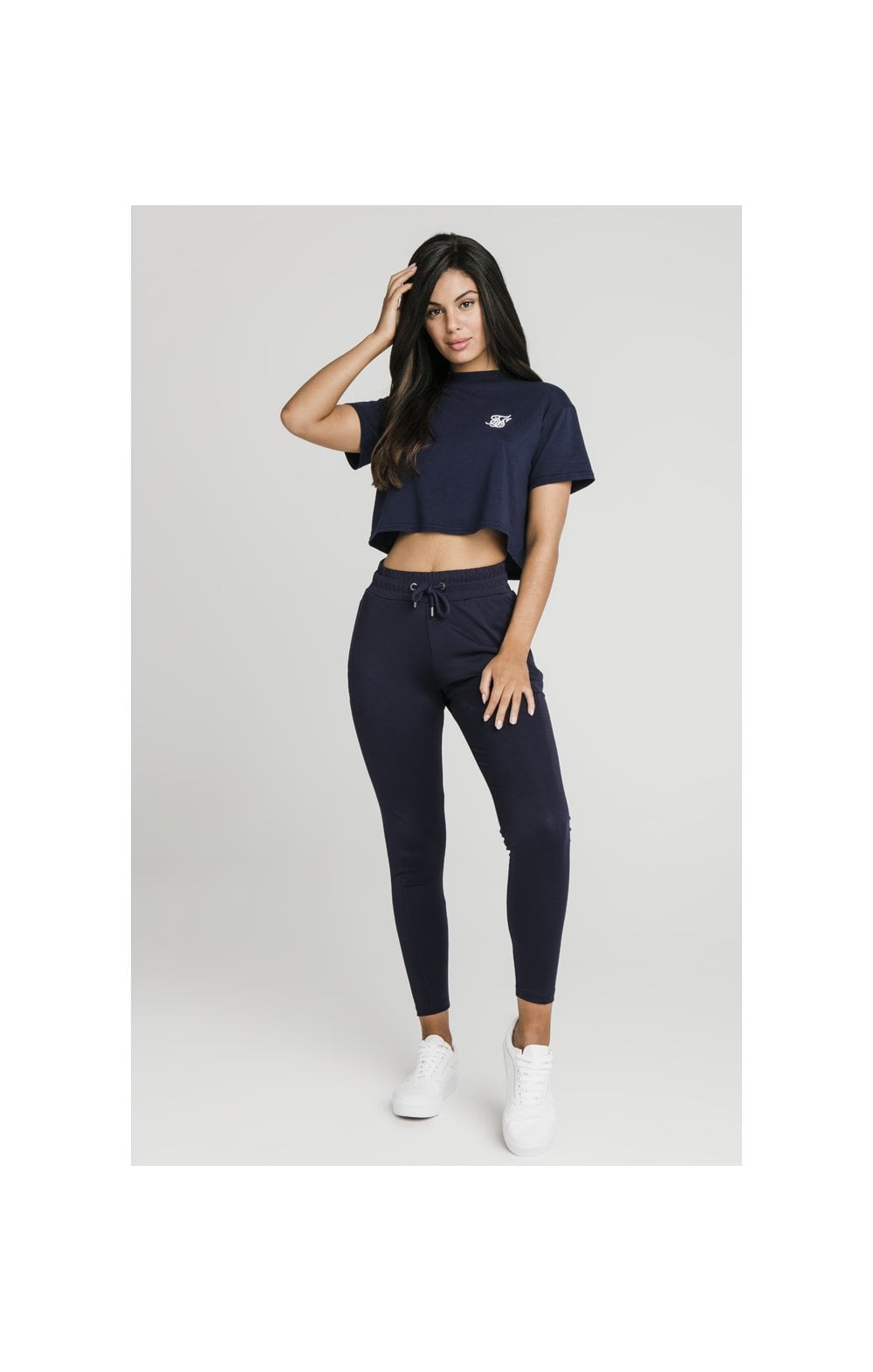 Load image into Gallery viewer, Navy Essential Track Pant (5)