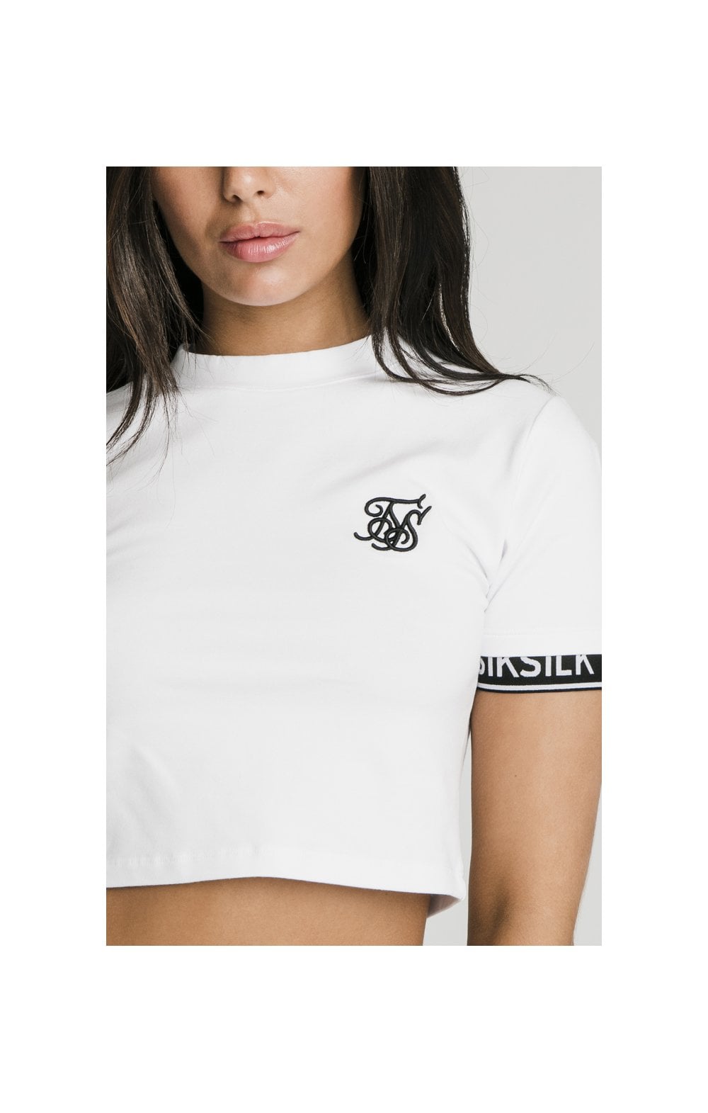 Load image into Gallery viewer, White Essential Crop T-Shirt (2)