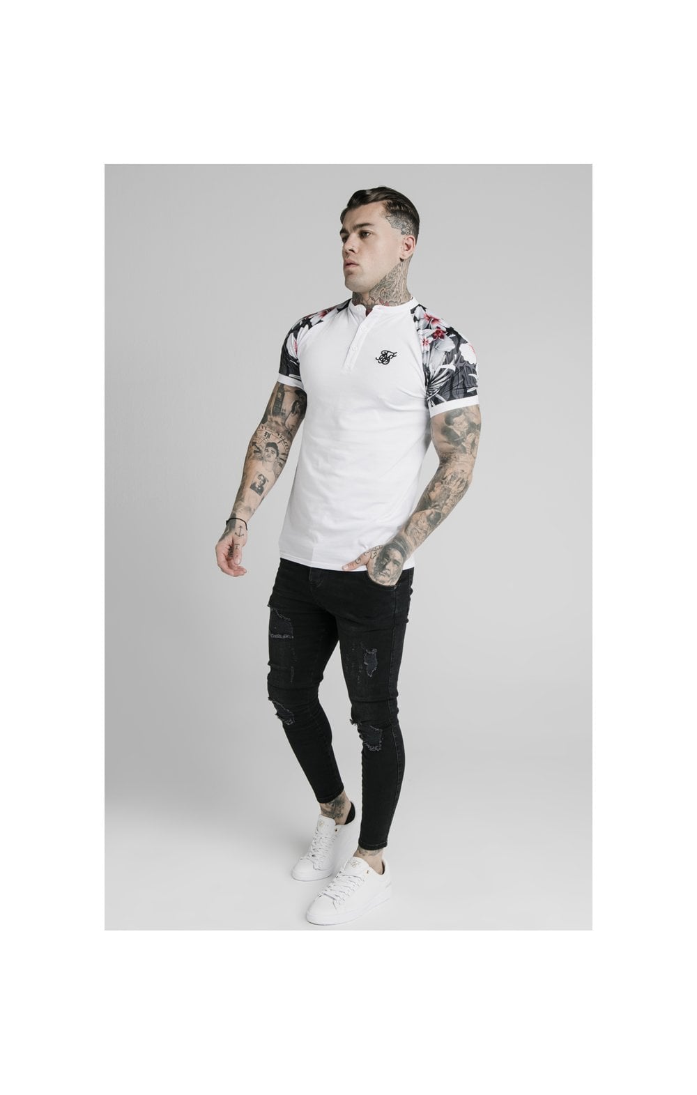 Load image into Gallery viewer, SikSilk S/S Tech Polo - White