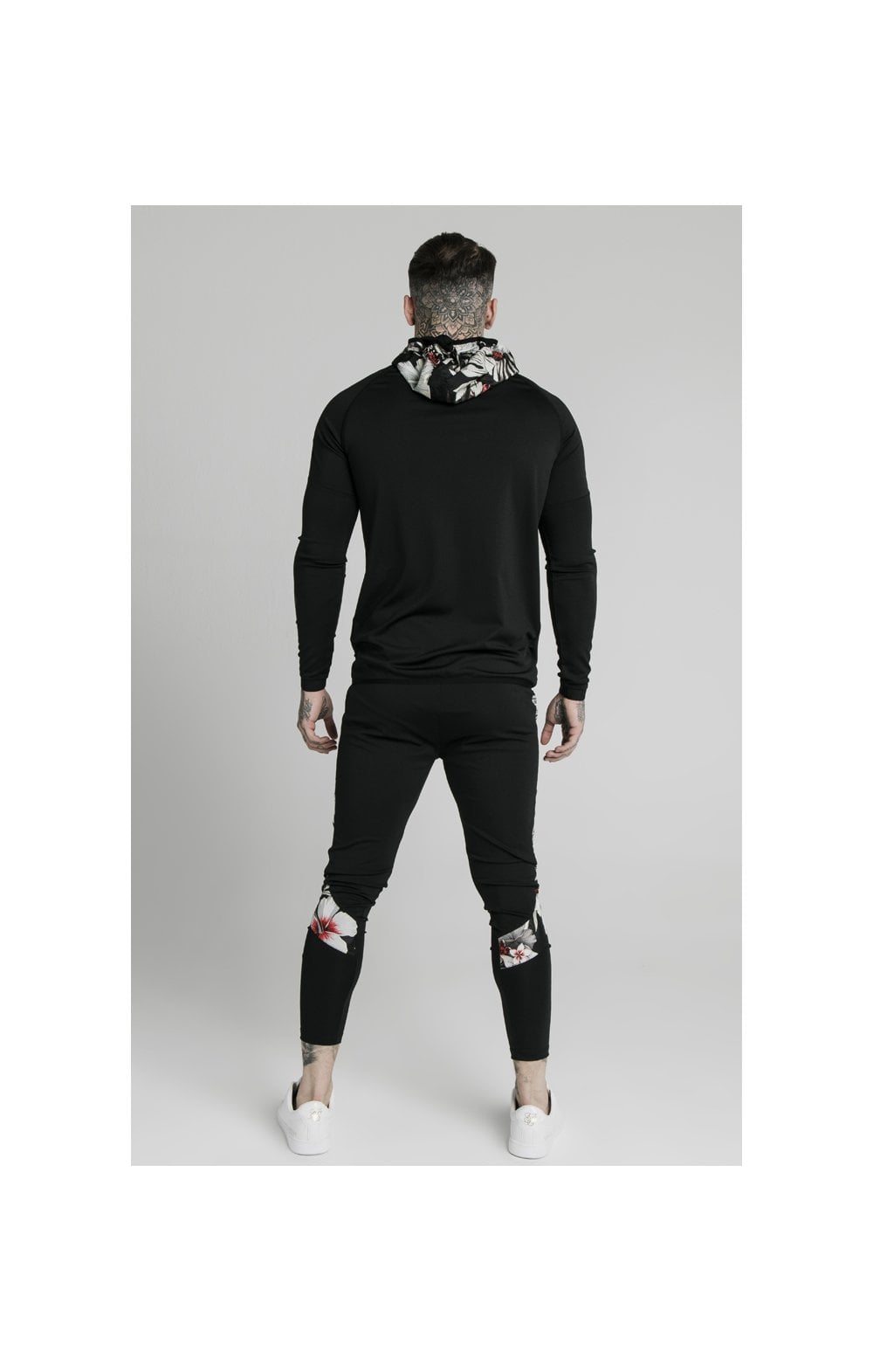 Load image into Gallery viewer, SikSilk Scope Floral Panel Track Pants - Black (6)