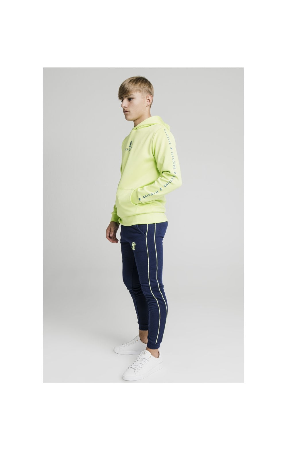 Load image into Gallery viewer, Illusive London Logo Hoodie - Lime (2)