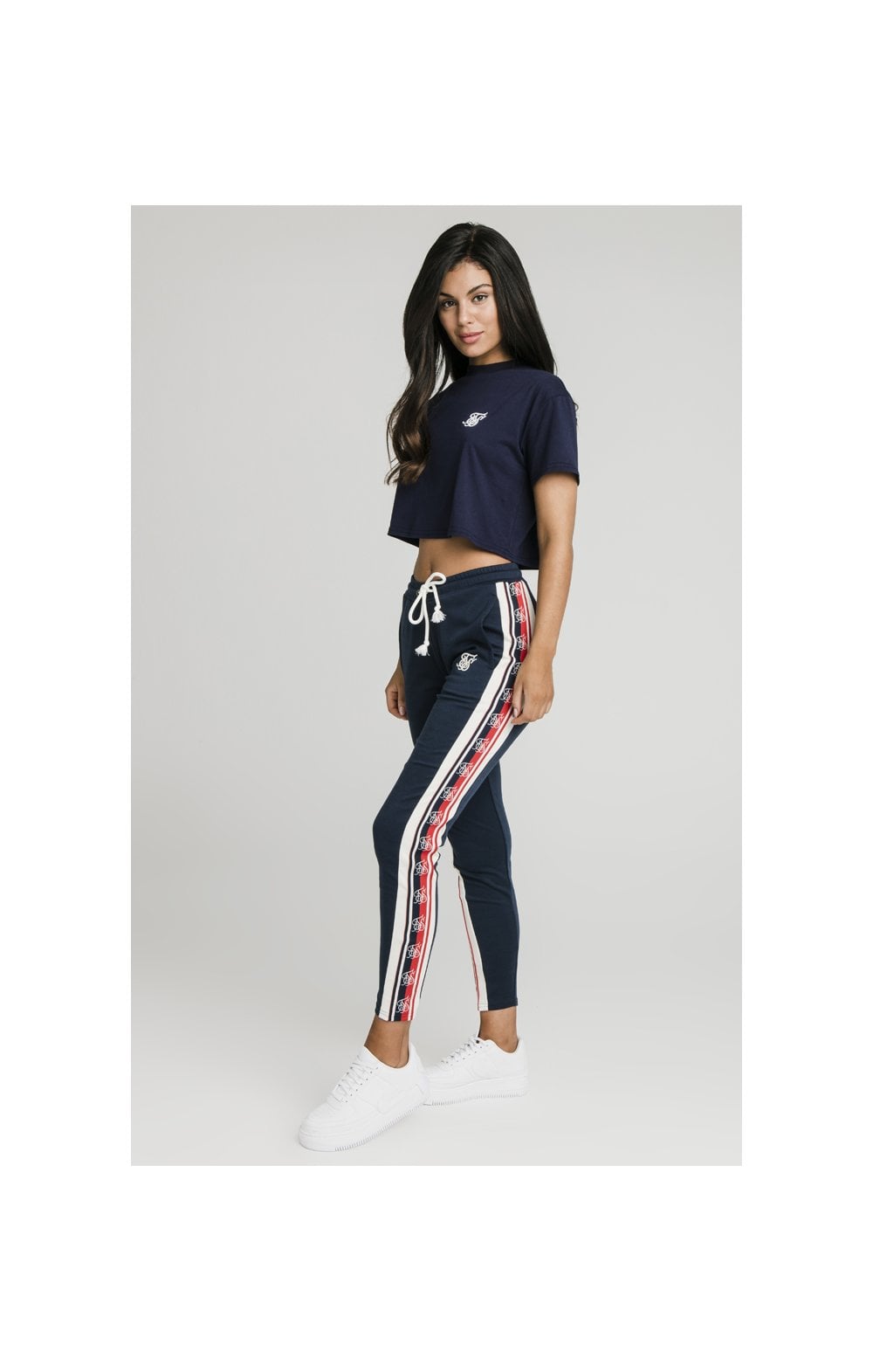 Load image into Gallery viewer, SikSilk Classic Tape Jogger - Navy (2)