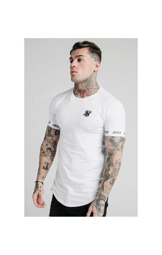 White Raglan Tech T-Shirt