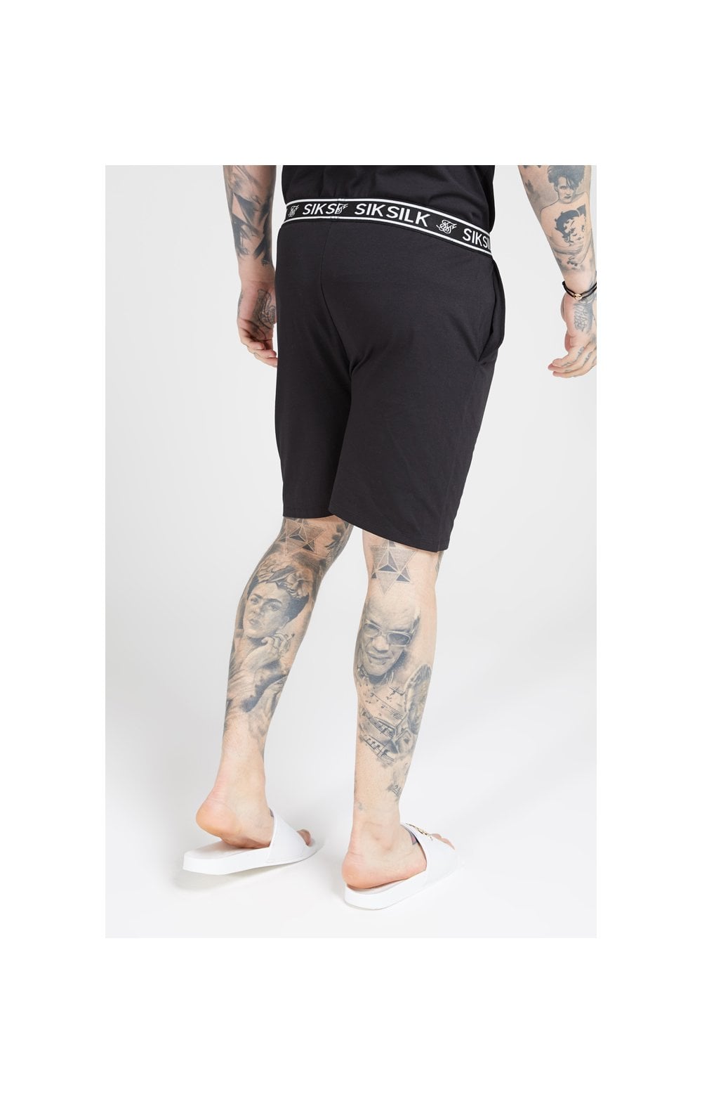Load image into Gallery viewer, Black Loose Fit Jersey Short (1)