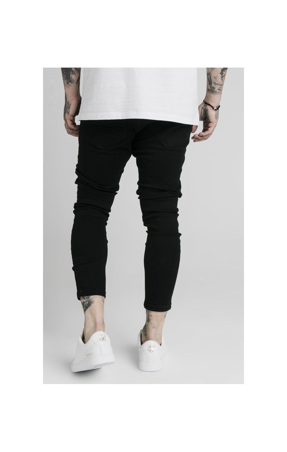 Load image into Gallery viewer, SikSilk Ultra Drop Crotch Jeans - Black (5)