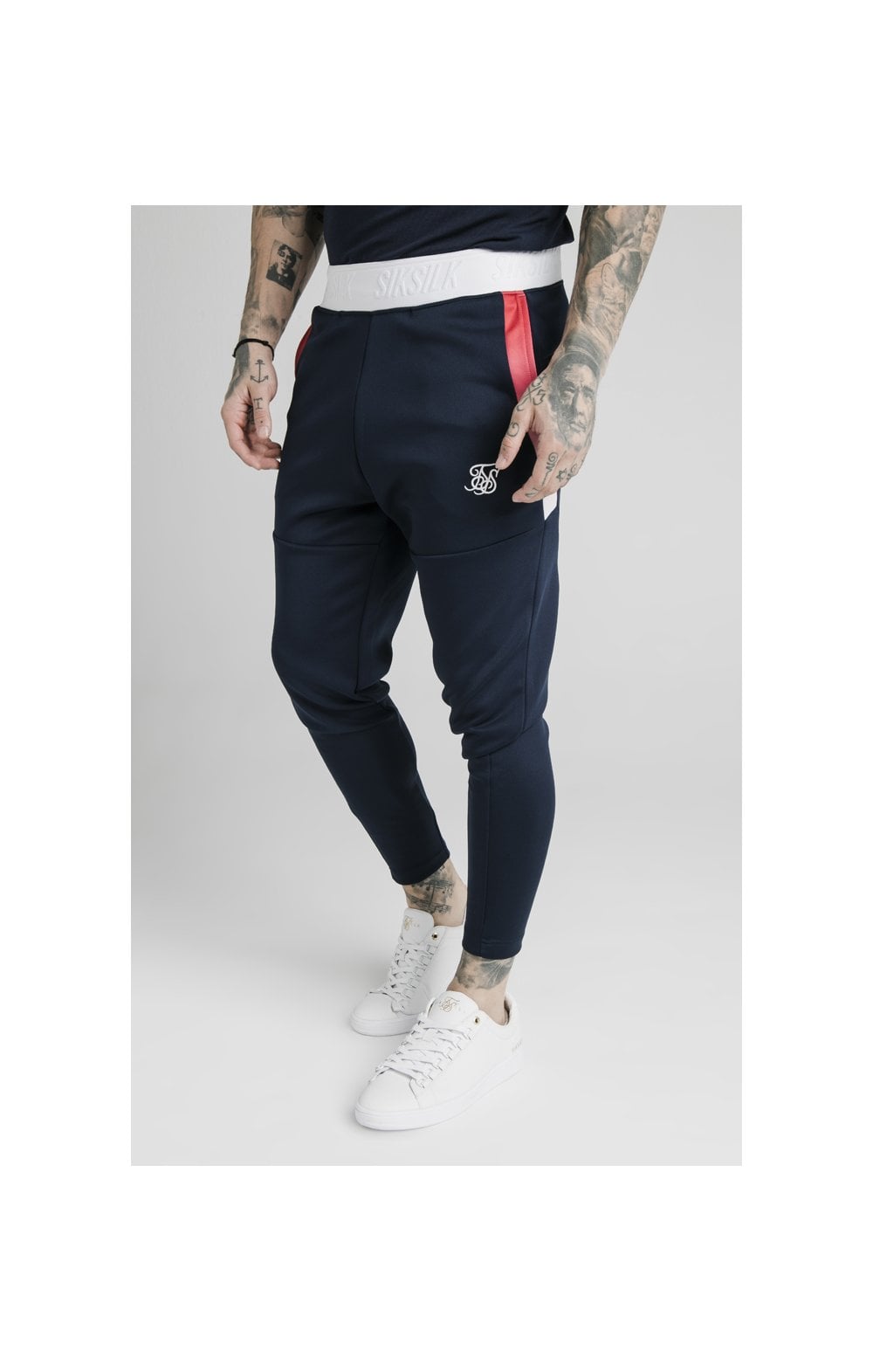 Load image into Gallery viewer, SikSilk Function Track Pants - Navy