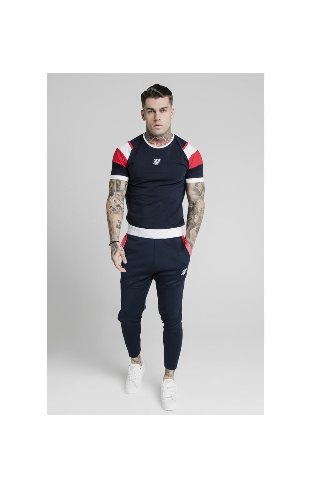 Load image into Gallery viewer, SikSilk Function Track Pants - Navy (3)