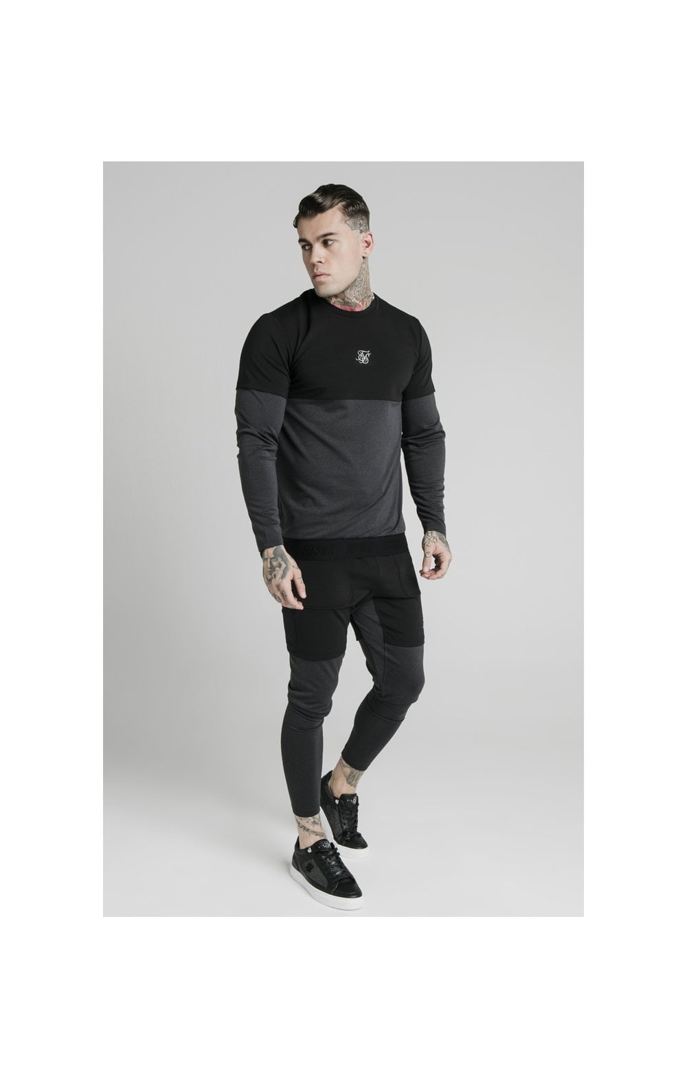 Load image into Gallery viewer, SikSilk Advanced Tech Sweater - Black (2)