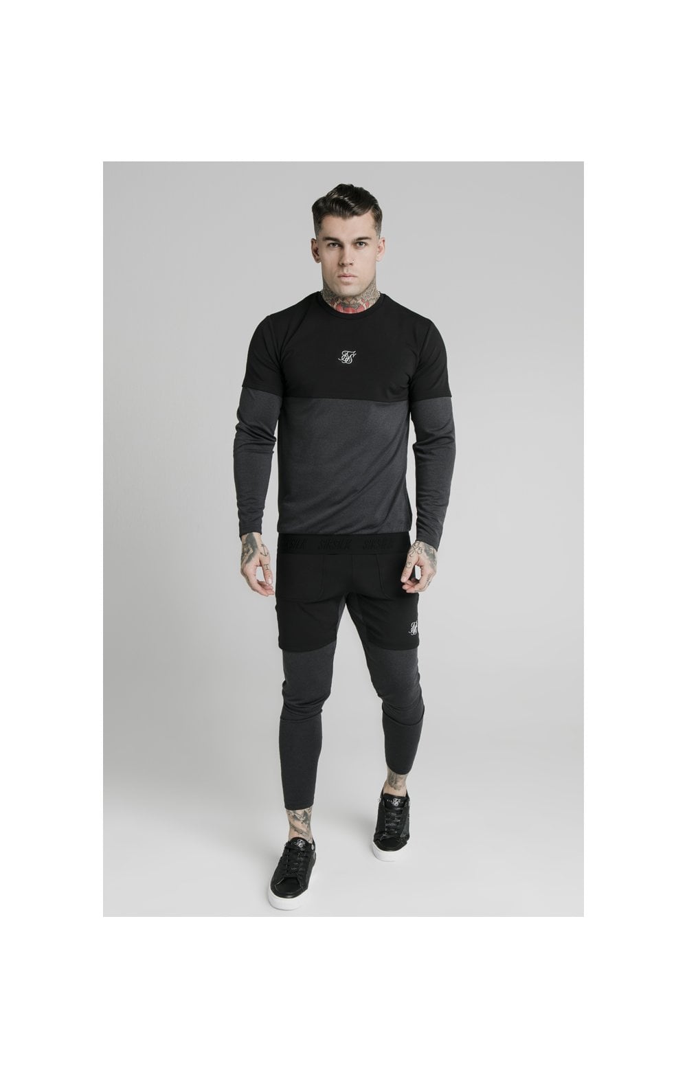 Load image into Gallery viewer, SikSilk Advanced Tech Sweater - Black (3)