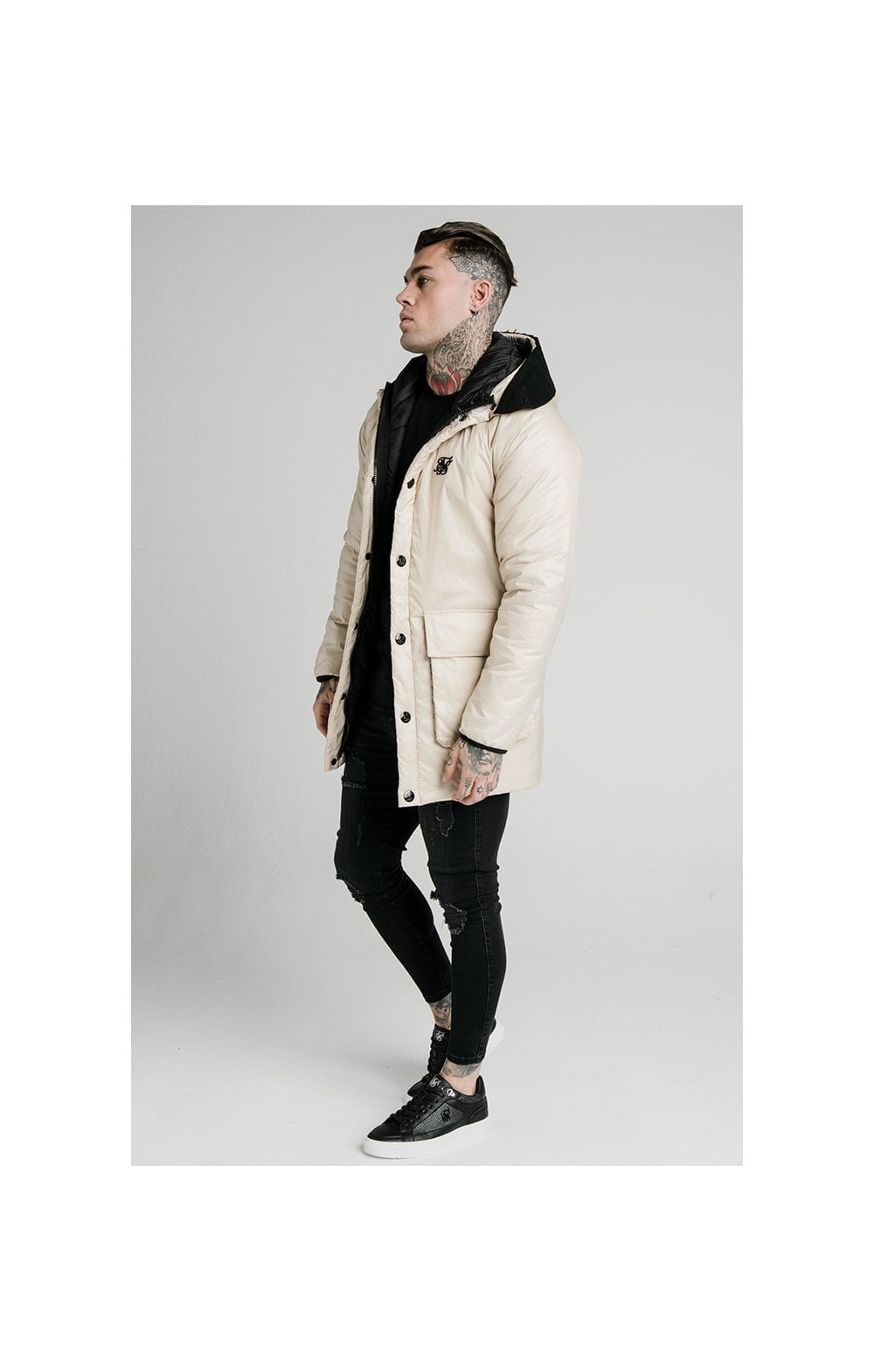 Load image into Gallery viewer, SikSilk Navigate Puff Parka - Champagne (5)
