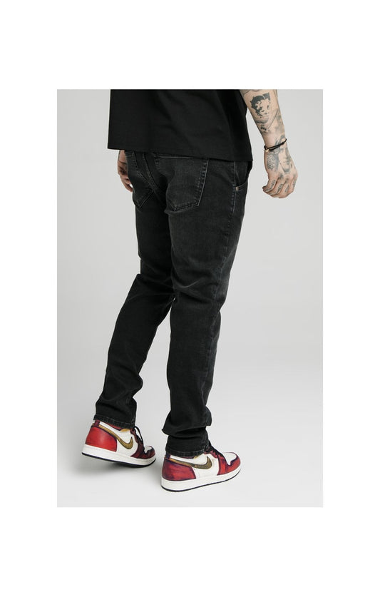 Black Recycled Straight Cut Jean