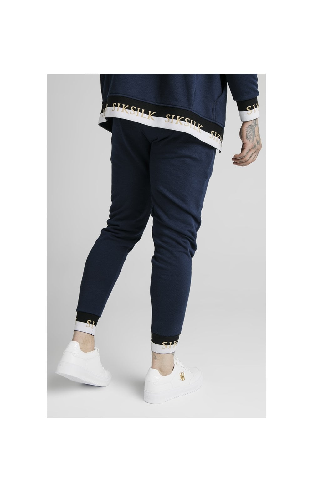 Load image into Gallery viewer, SikSilk Deluxe Fitted Jogger - Navy (5)