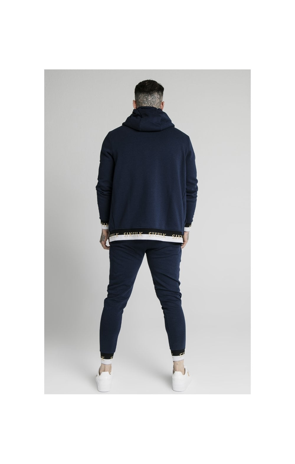 Load image into Gallery viewer, SikSilk Deluxe Fitted Jogger - Navy (6)