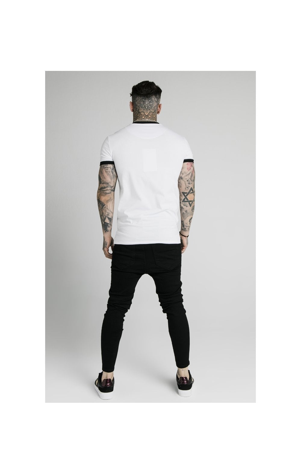 Load image into Gallery viewer, SikSilk S/S Straight Hem Gym Tee - White (5)