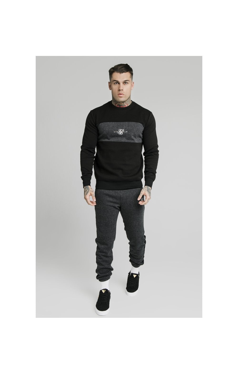 Load image into Gallery viewer, SikSilk Crew Sweater - Grey (3)