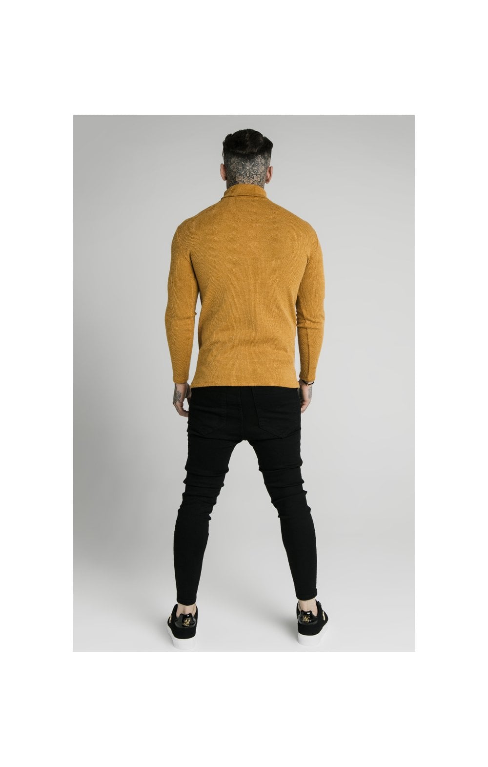 Load image into Gallery viewer, SikSilk Rib Turtle Neck - Yellow (4)