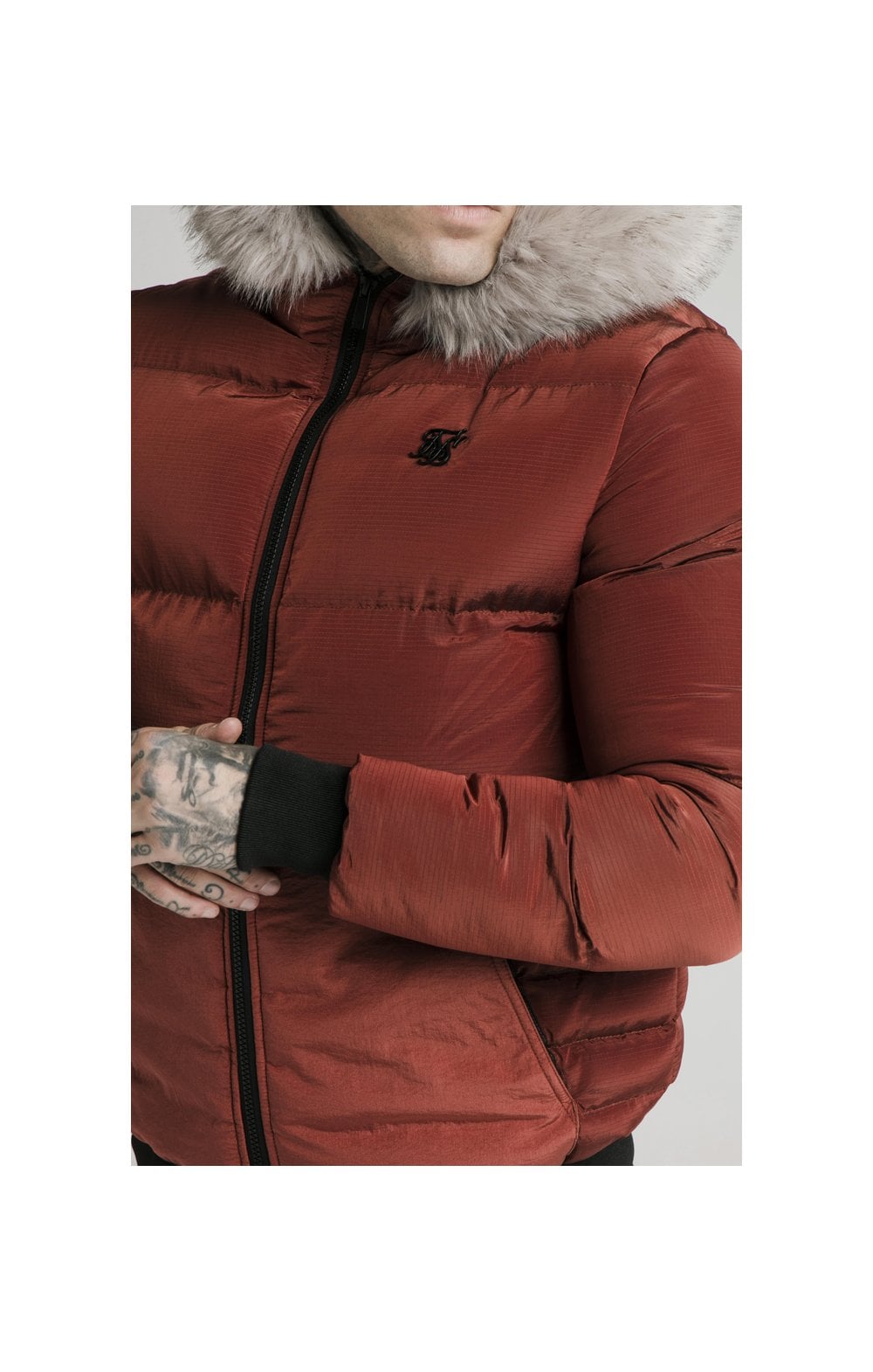 Load image into Gallery viewer, SikSilk Rip Stop Distance Jacket - Red (1)