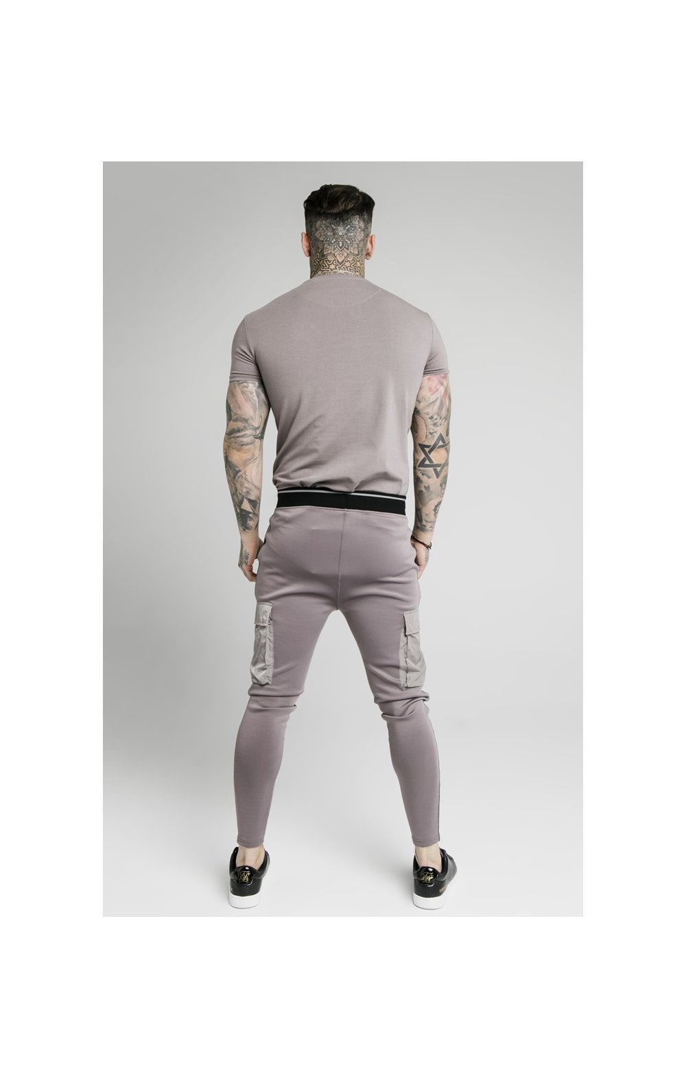 Load image into Gallery viewer, SikSilk Adapt Crushed Nylon Cargo Pants - Grey (6)