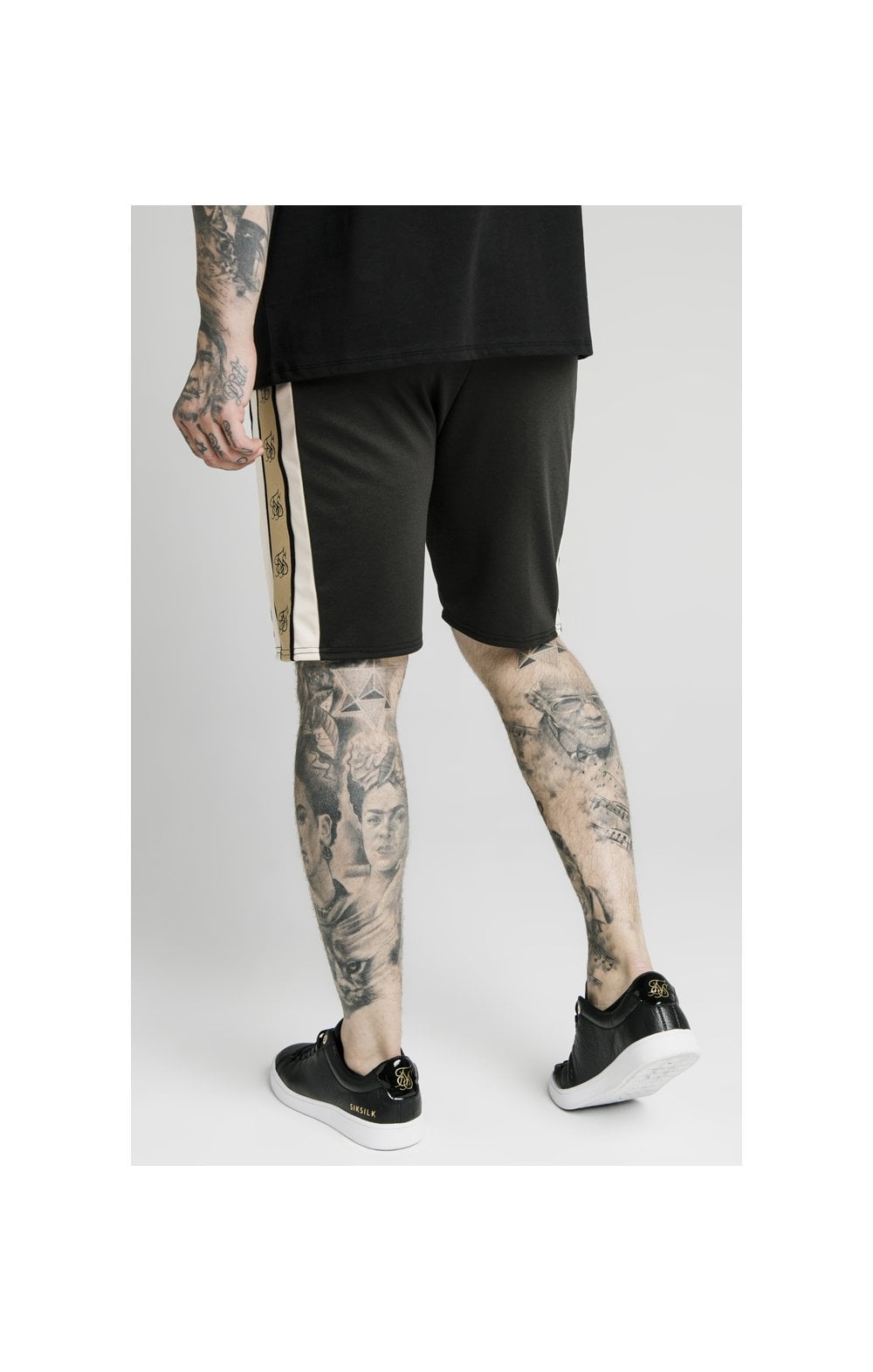 Load image into Gallery viewer, SikSilk Premium Tape Pleated Shorts - Anthracite (2)