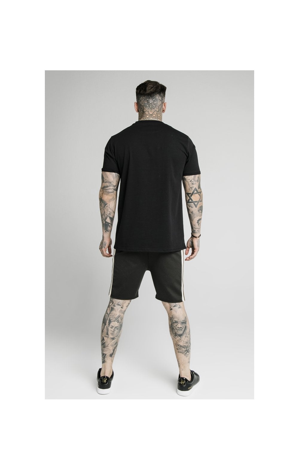 Load image into Gallery viewer, SikSilk Premium Tape Pleated Shorts - Anthracite (6)