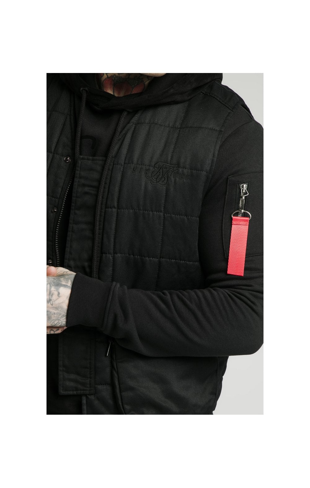 Load image into Gallery viewer, SikSilk Farmers Gilet - Black (2)