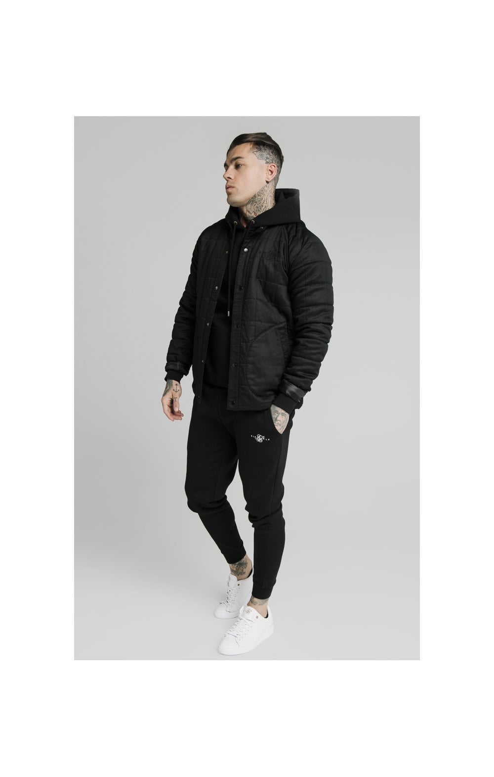 Load image into Gallery viewer, SikSilk Farmers Jacket – Black (4)